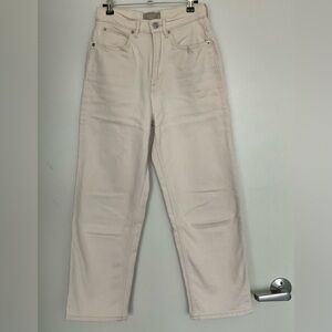 Everlane Way High Jeans in Ecru